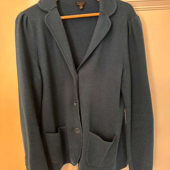 Talbots structured sweater cardigan size M - Picture 1 of 5
